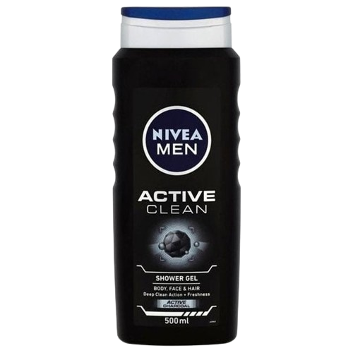 Gel de Banho Nivea Men Active Clean 500 ml