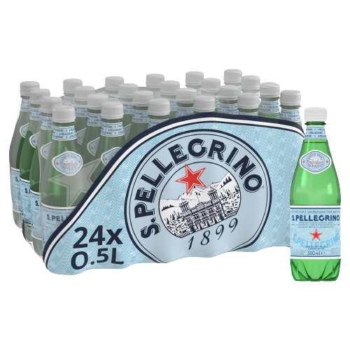 Água San Pelegrino Mineral com Gás Pack 24 x 500 ml