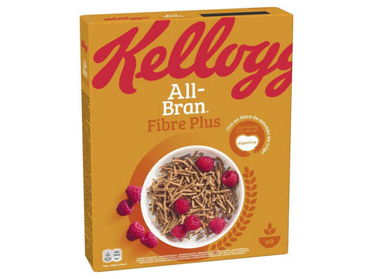 Cereais Kelloggs All-Bran Fibre Plus 375 g