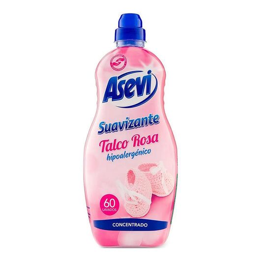 Asevi Amaciador Suavizante Talco Rosa 1.500ml 60 doses