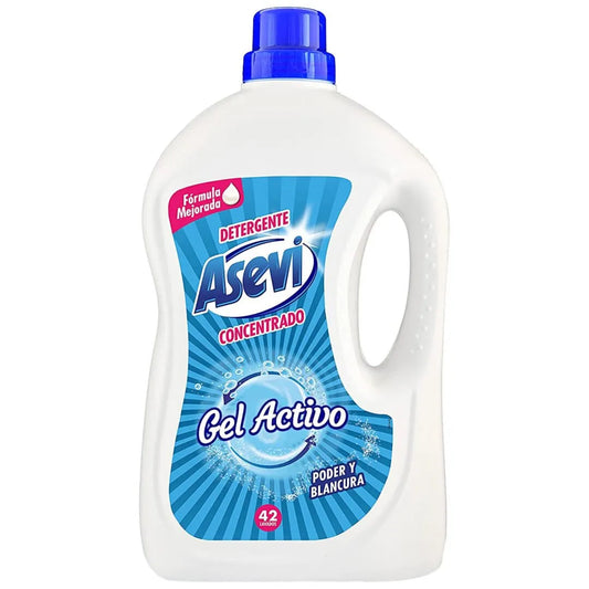 Detergente Roupa Asevi Gel Activo 44 doses 2376 ml