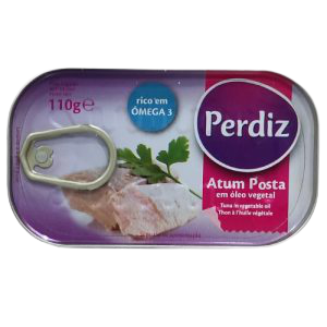 Atum Perdiz  Posta em Óleo Vegetal 110 g