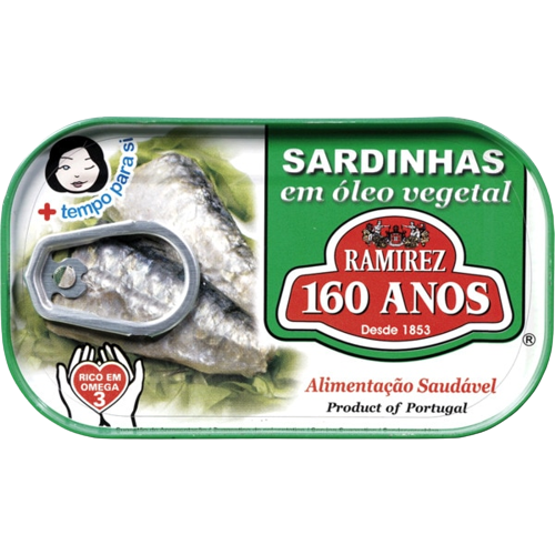 Sardine Ramirez in Vegetable Oil 125 g – Gracinha Minimercado