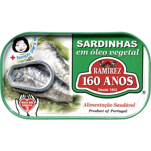 Sardinha Ramirez em Óleo Vegetal 125 g