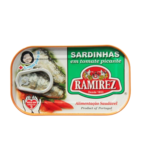 Sardinha Ramirez em Tomate Picante 125 g