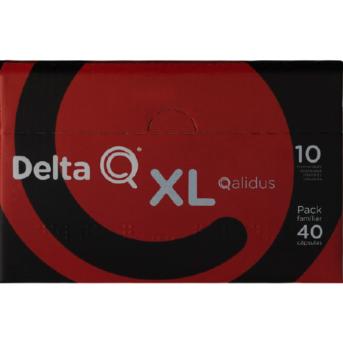 Café Delta Q Qalidus XL Intensidade 10 40 cápsulas