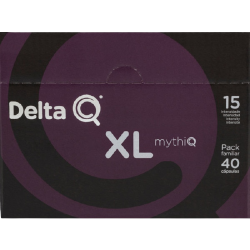 Café Delta Q MythiQ XL Intensidade 15 40 cápsulas