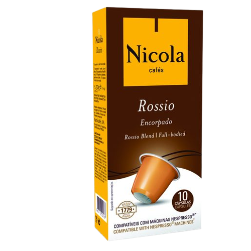 Café Nicola Rossio Encorpado 10 cápsulas 50 g