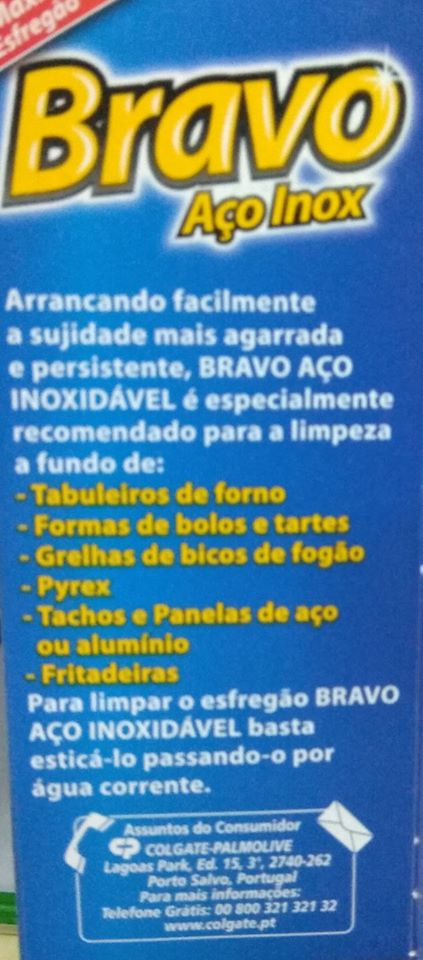 Esfregão Bravo Aço Inox 20 g 1 un