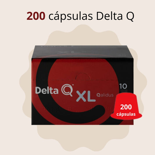 Café Delta Q Qalidus Intensidade 10 Pack 200 cápsulas
