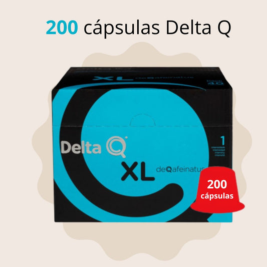 Descafeinado Delta Q DeQafeinatus Intensidade 1 Pack 200 cápsulas