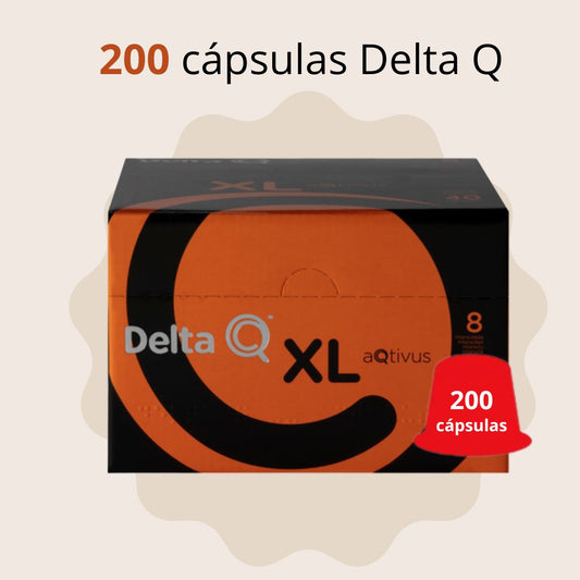 Café Delta Q Aqtivus Intensidade 8 Pack 200 cápsulas
